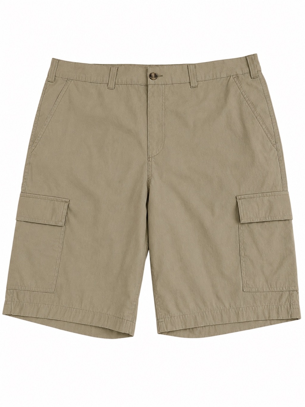 Eddie Bauer Cargo Shorts Tan Stretch Nylon Hiking‎ Outdoor Utility Men’s Size 38